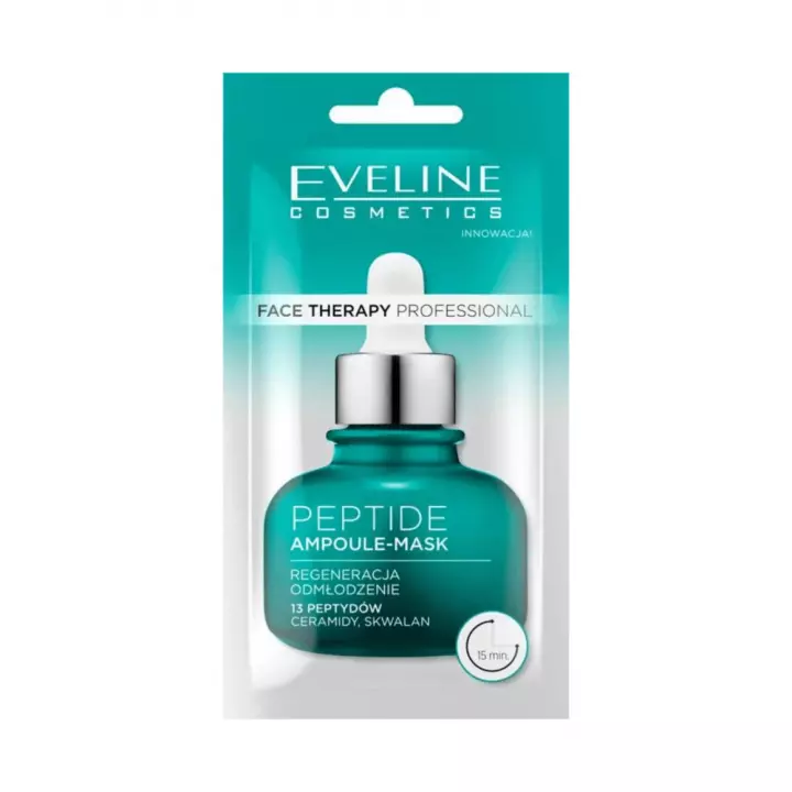 Eveline Θεραπεία Προσώπου Peptide Ampoule Mask για Αναζωογόνηση