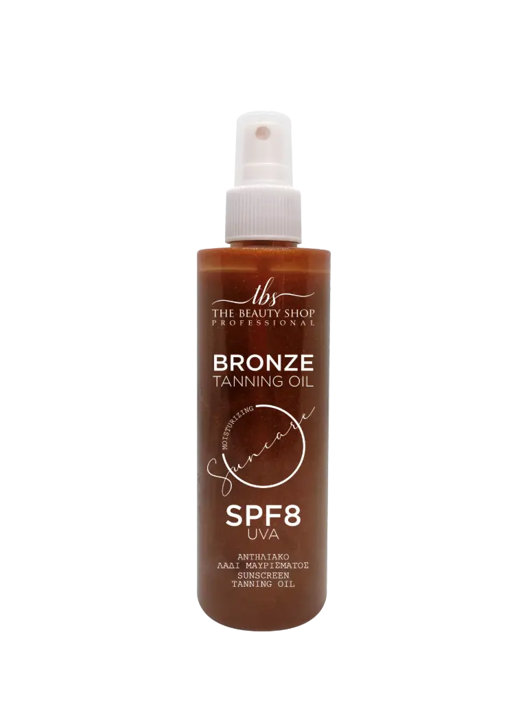 ΑΝΤΗΛΙΑΚΟ ΛΑΔΙ ΜΑΥΡΙΣΜΑΤΟΣ BRONZE ΜΕ GLITTER 200ML