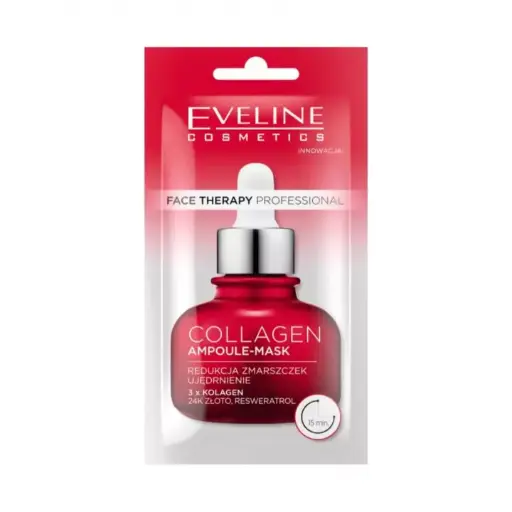 Eveline Θεραπεία Προσώπου Collagen Ampoule Mask για Σύσφιξη