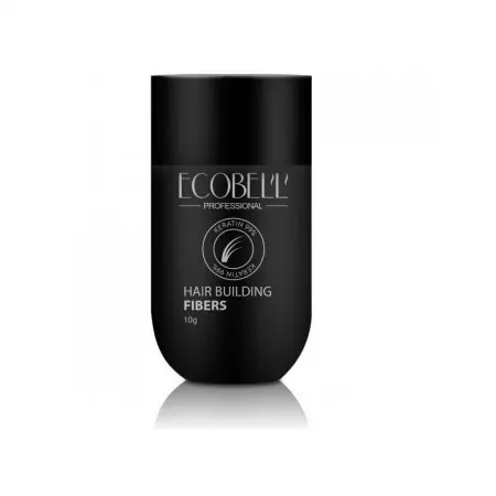 Ecobell Professional Hair Building Fibers – Ίνες Πύκνωσης Μαλλιών 10gr Medium Brown